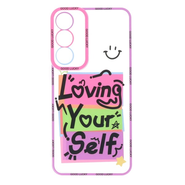 Cookover Back Cover Θήκη Σιλικόνης Διάφανη Με Σχέδιο Loving Your Self (Samsung Galaxy A35) Αξεσουάρ Κινητών/Tablet