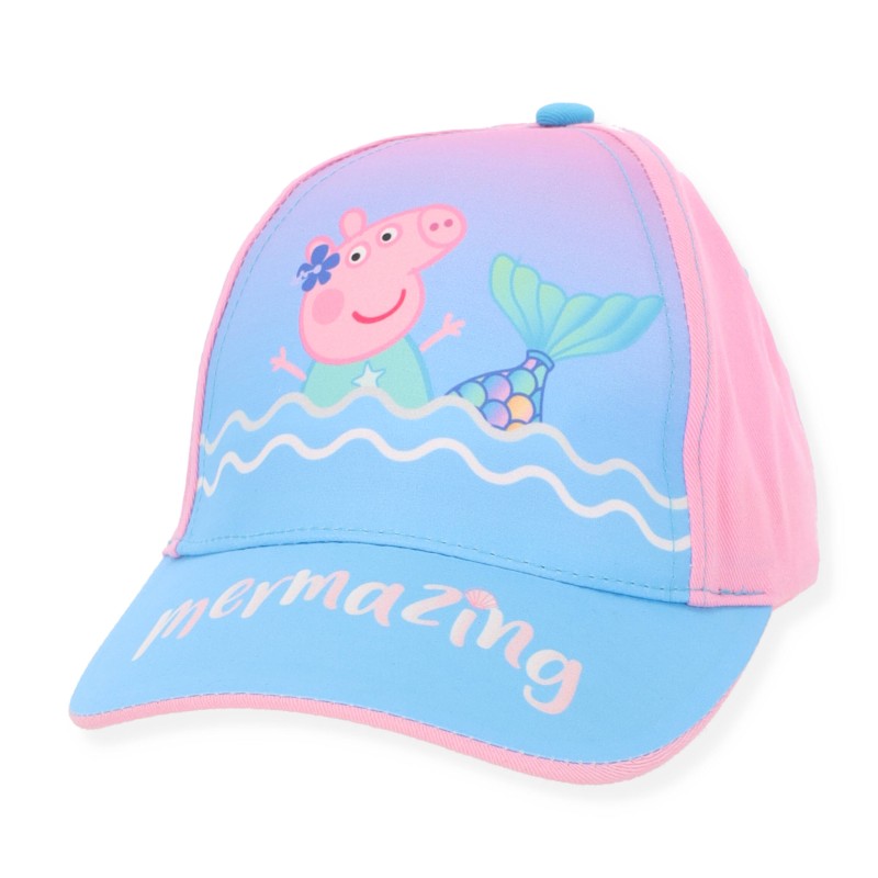 Peppa Pig Παιδικό Καπέλο Jockey Γαλάζιο - Ροζ Peppa Pig Παιδικό Καπέλο Jockey Γαλάζιο - Ροζ
