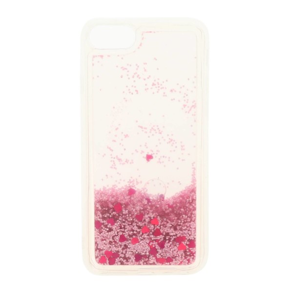 Back Cover Θήκη Σιλικόνης Με Κινούμενη Χρυσόσκονη Ροζ (Iphone 6 & Iphone 6s) Αξεσουάρ Κινητών/Tablet