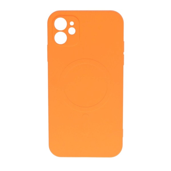 Oba Style Back Cover Θήκη Σιλικόνης Magsafe Πορτοκαλί (Iphone 11) Αξεσουάρ Κινητών/Tablet