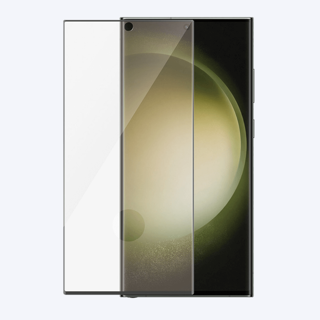 Fullscreen Tempered Glass Μαύρο (Samsung Galaxy S22 Ultra & Samsung Galaxy S23 Ultra)