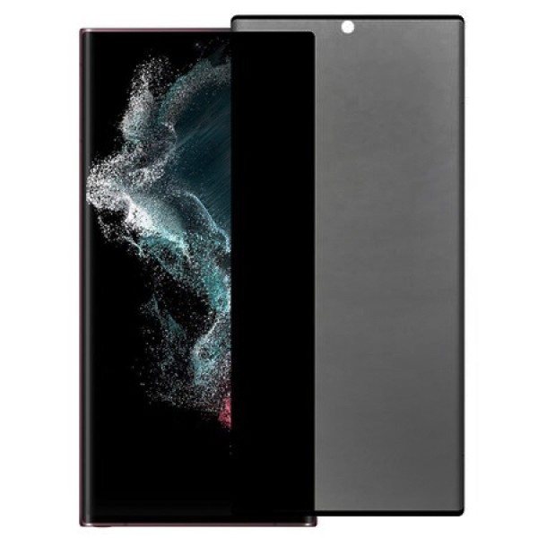Borofone Privacy Fullscreen Tempered Glass Μαύρο (Samsung Galaxy S22 Ultra) Αξεσουάρ Κινητών/Tablet