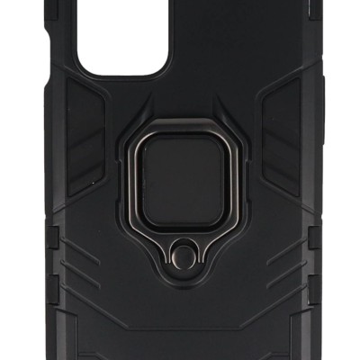 Back Cover Θήκη Transformer Design Με Δαχτυλίδι Στήριξης Μαύρο (OnePlus 9 Pro)