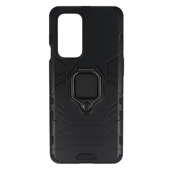 Back Cover Θήκη Transformer Design Με Δαχτυλίδι Στήριξης Μαύρο (OnePlus 9 Pro) Αξεσουάρ Κινητών/Tablet