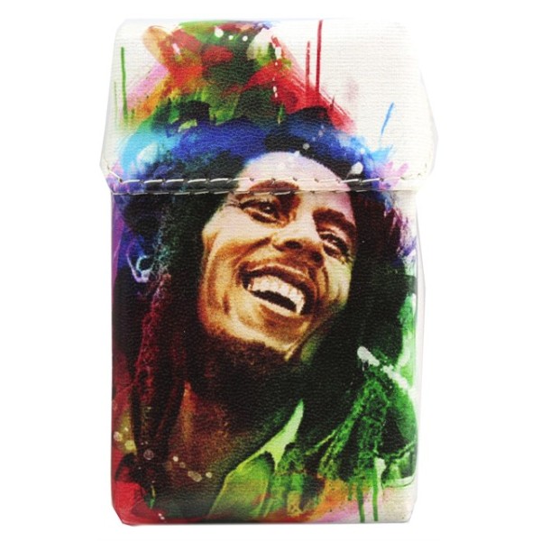 Tfar Θήκη πακέτου τσιγάρων 75s με σχέδιο Bob Marley