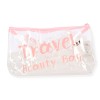 Νεσεσέρ Διαφανές σε Ροζ Χρώμα 30*16 Travel Beauty Bag