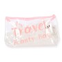 Νεσεσέρ Διαφανές σε Ροζ Χρώμα 30*16 Travel Beauty Bag