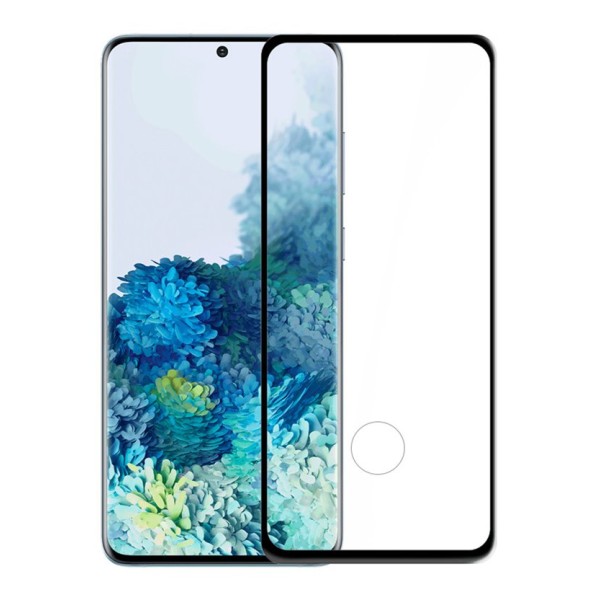 Curved Fullscreen Tempered Glass Μαύρο (Samsung Galaxy S20 Plus) Αξεσουάρ Κινητών/Tablet
