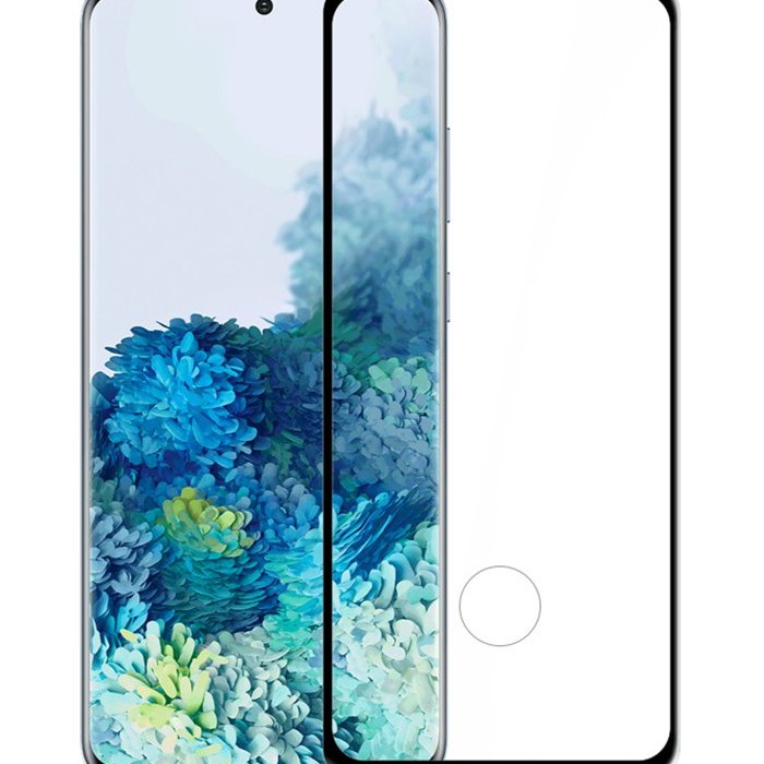 Curved Fullscreen Tempered Glass Μαύρο (Samsung Galaxy S20 Plus)