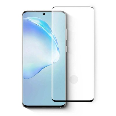 Fullscreen Tempered Glass  (Samsung Galaxy S20) Μαύρο