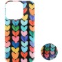 Back Cover Θήκη Με Σχέδιο Καρδούλες Και Popsocket (Iphone 15 Pro)
