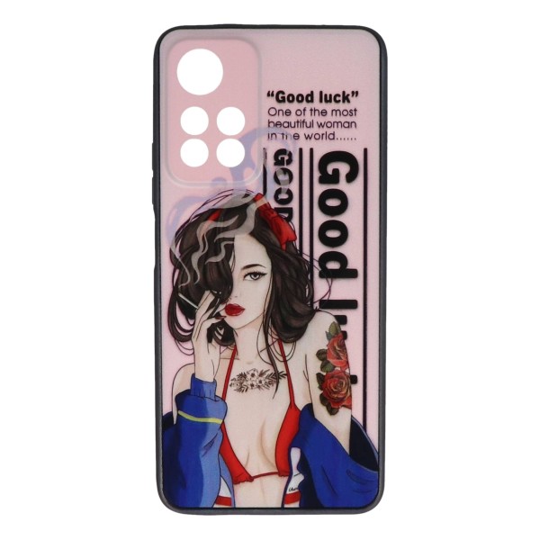 Cookover Back Cover Θήκη Με Σχέδιο Girl (Xiaomi Redmi Note 11 Pro Plus 5G)