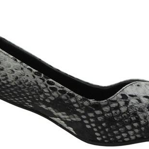 PAYLAN Δερμάτινες Γόβες με Χοντρό Τακούνι "Snake Print" PAYLAN Δερμάτινες Γόβες με Χοντρό Τακούνι "Snake Print"
