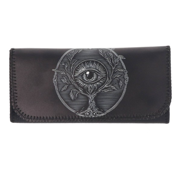 TFAR TF020 ΔΕΡΜΑΤΙΝΗ ΚΑΠΝΟΘΗΚΗ TREE OF LIFE WITH ALL SEEING EYE
