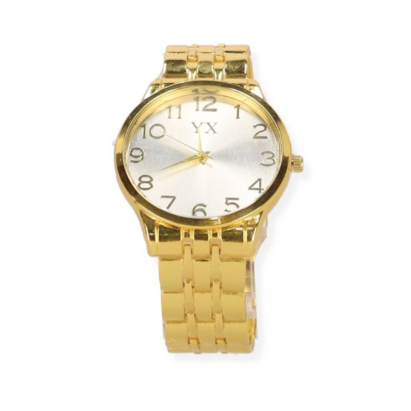 YX Γυναικείο Ρολόι με Χρυσό Μπρασελέ 35mm