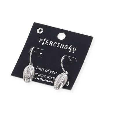 PIERCING4U ΑΤΣΑΛΙΝΑ ΣΚΟΥΛΑΡΙΚΙΑ ΚΡΙΚΑΚΙΑ ΣΕ ΑΣΗΜΙ ΧΡΩΜΑ