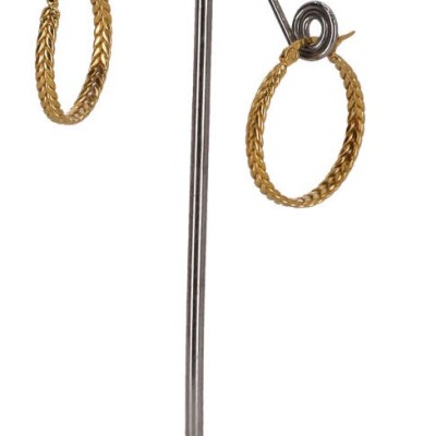 PIERCING4U ΑΤΣΑΛΙΝΑ ΧΡΥΣΑ ΣΚΟΥΛΑΡΙΚΙΑ ΚΡΚΟΙ ΣΕ ΧΡΥΣΟ ΧΡΩΜΑ