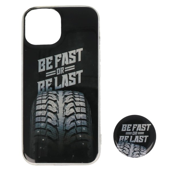 Back Cover Θήκη Με Σχέδιο Be Fast Or Be Last Και Popsocket (Iphone 15)