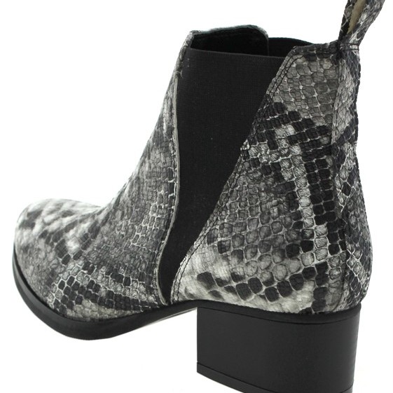 Γυναικεία Χαμηλά Μποτάκια Ankle Snake Print - Δερματίνη Paylan Γυναικεία Χαμηλά Μποτάκια Ankle Snake Print - Δερματίνη Paylan
