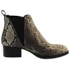 Γυναικεία Χαμηλά Μποτάκια Ankle Snake Print - Δερματίνη Paylan Γυναικεία Χαμηλά Μποτάκια Ankle Snake Print - Δερματίνη Paylan