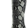 PAYLAN Δερμάτινες Μπότες με Λεπτό Τακούνι - Snake Print PAYLAN Δερμάτινες Μπότες με Λεπτό Τακούνι - Snake Print