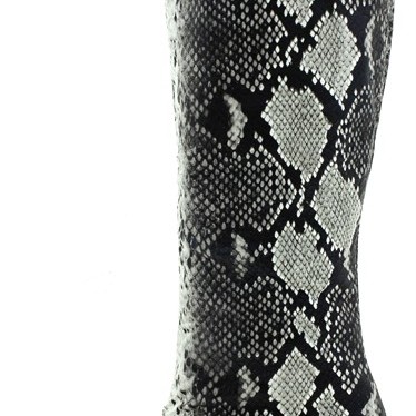 PAYLAN Δερμάτινες Μπότες με Λεπτό Τακούνι - Snake Print