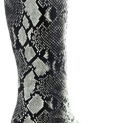 PAYLAN Δερμάτινες Μπότες με Λεπτό Τακούνι - Snake Print PAYLAN Δερμάτινες Μπότες με Λεπτό Τακούνι - Snake Print