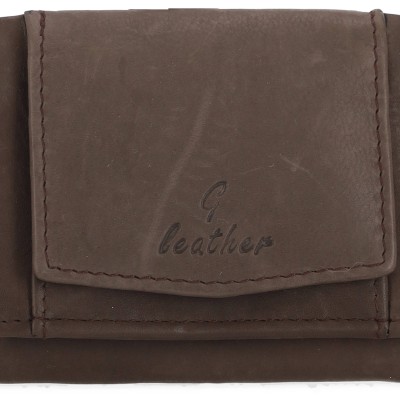 Leather Ανδρικό Δερμάτινο Πορτοφόλι με Κούμπωμα