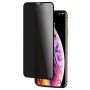 Privacy-Matte Fullscreen Tempered Glass Μαύρο (Iphone XR & Iphone 11)