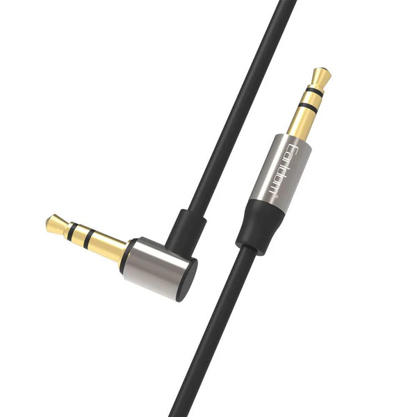 Earldom ET-AUX46 3.5mm AUX Audio Cable 1m Μαύρο Αξεσουάρ Κινητών/Tablet