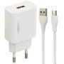 Earldom ES-201 Σετ Φόρτισης 2.1Α Με θύρα USB και Καλώδιο USB σε Micro