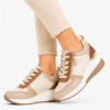 Γυναικεία Sneakers Δερματίνη Πλατφόρμα Δετά