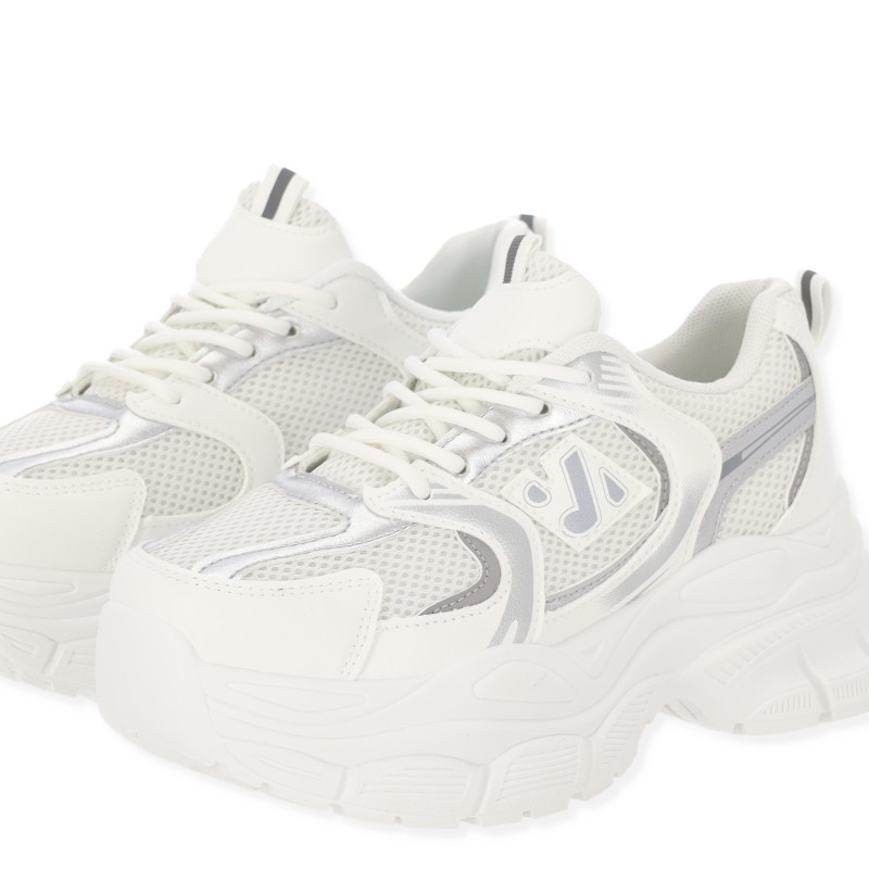 Γυναικεία Sneakers Δίπατα Δετά Υφασμάτινα Γυναικεία Sneakers Δίπατα Δετά Υφασμάτινα