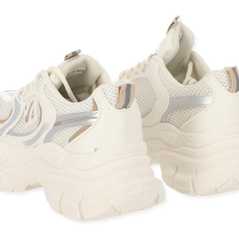 Γυναικεία Sneakers Δίπατα Δετά Υφασμάτινα Γυναικεία Sneakers Δίπατα Δετά Υφασμάτινα
