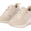 Mplus Γυναικεία Sneakers Δετά σε Εκρού Χρώμα Mplus Γυναικεία Sneakers Δετά σε Εκρού Χρώμα
