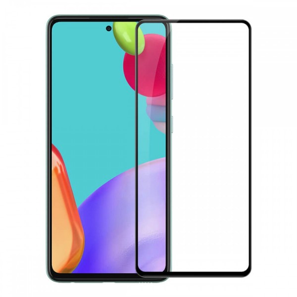 Earldom Fullscreen Tempered Glass Μαύρο (Samsung Galaxy A52) Αξεσουάρ Κινητών/Tablet