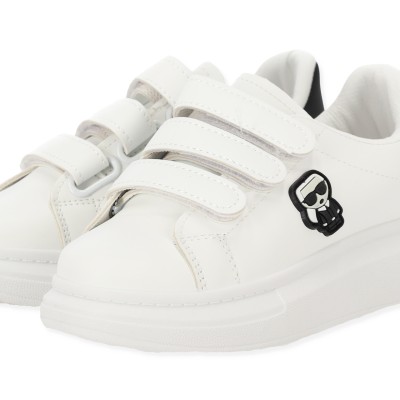 ΠΑΙΔΙΚΟ SNEAKER ΣΕ ΑΣΠΡΟ ΧΡΩΜΑ ΚΑΙ ΣΧΕΔΙΟ