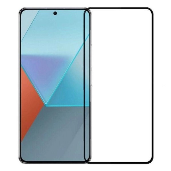 Fullscreen Tempered Glass Μαύρο (Xiaomi Redmi Note 13 4G) Αξεσουάρ Κινητών/Tablet