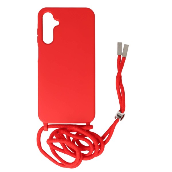 Fashion Case Back Cover Θήκη Σιλικόνης Με Ρυθμιζόμενο Κορδόνι (Samsung Galaxy A15)