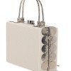 Γυναικείο Clutch σε Γυαλιστερό Ύφασμα με Χερούλι