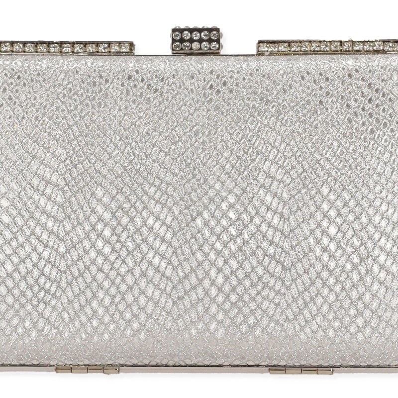 ΓΥΝΑΙΚΕΙΟ ΒΡΑΔΙΝΟ ΤΣΑΝΤΑΚΙ CLUTCH ΓΥΑΛΙΣΤΕΡΟ ΑΣΗΜΙ