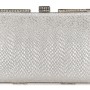 ΓΥΝΑΙΚΕΙΟ ΒΡΑΔΙΝΟ ΤΣΑΝΤΑΚΙ CLUTCH ΓΥΑΛΙΣΤΕΡΟ ΑΣΗΜΙ