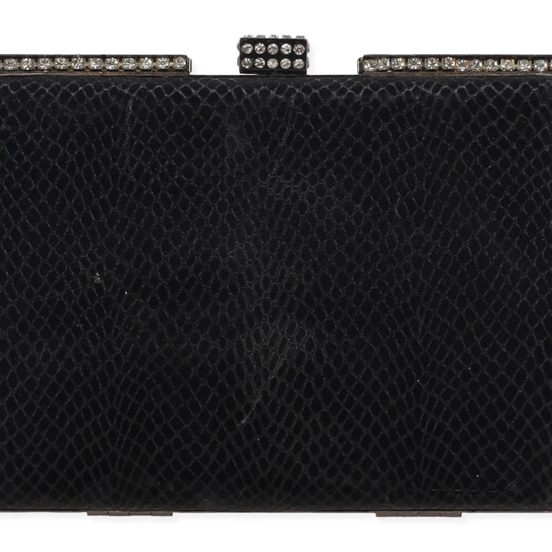 ΓΥΝΑΙΚΕΙΟ ΒΡΑΔΙΝΟ ΤΣΑΝΤΑΚΙ CLUTCH ΓΥΑΛΙΣΤΕΡΟ ΑΣΗΜΙ