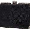 ΓΥΝΑΙΚΕΙΟ ΒΡΑΔΙΝΟ ΤΣΑΝΤΑΚΙ CLUTCH ΓΥΑΛΙΣΤΕΡΟ ΑΣΗΜΙ