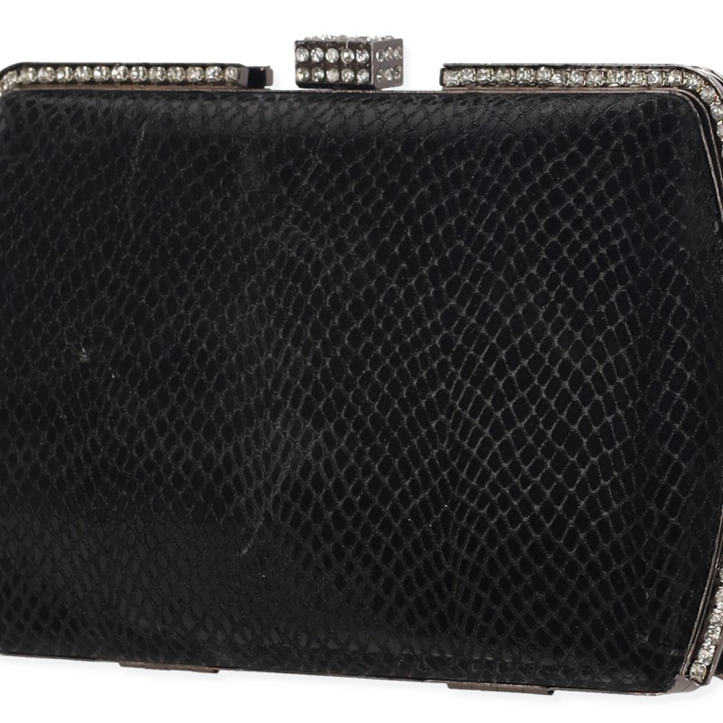 ΓΥΝΑΙΚΕΙΟ ΒΡΑΔΙΝΟ ΤΣΑΝΤΑΚΙ CLUTCH ΓΥΑΛΙΣΤΕΡΟ ΑΣΗΜΙ
