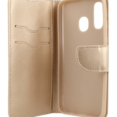 Oba Style Θήκη Book Wallet Πορτοφόλι Χρυσό (Samsung Galaxy A40)