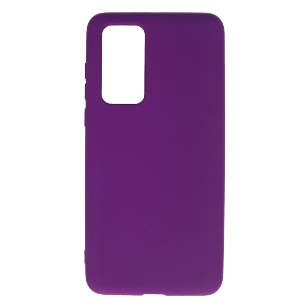 Fashion Case Back Cover Θήκη Silicone Case Μωβ (Huawei P40) Αξεσουάρ Κινητών/Tablet