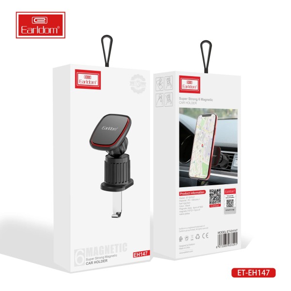 Earldom EH147 Βάση Κινητού Μαγνητική για Αυτοκίνητο