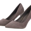 Dame Rose Γυναικεία Γόβα Suede σε Γκρι Χρώμα
