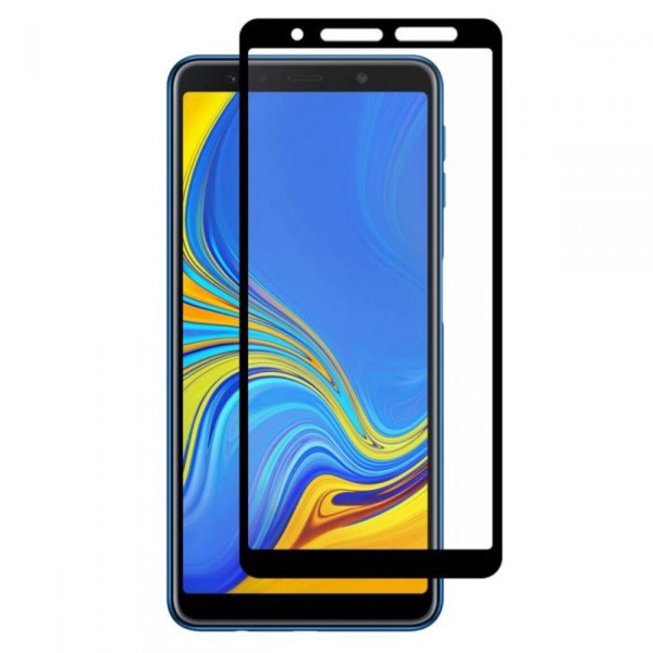 Fullscreen Tempered Glass Μαύρο (Samsung Galaxy A6 Plus & Samsung Galaxy A7 2018 & Samsung Galaxy J4 Plus & Samsung Galaxy J6 Plus)